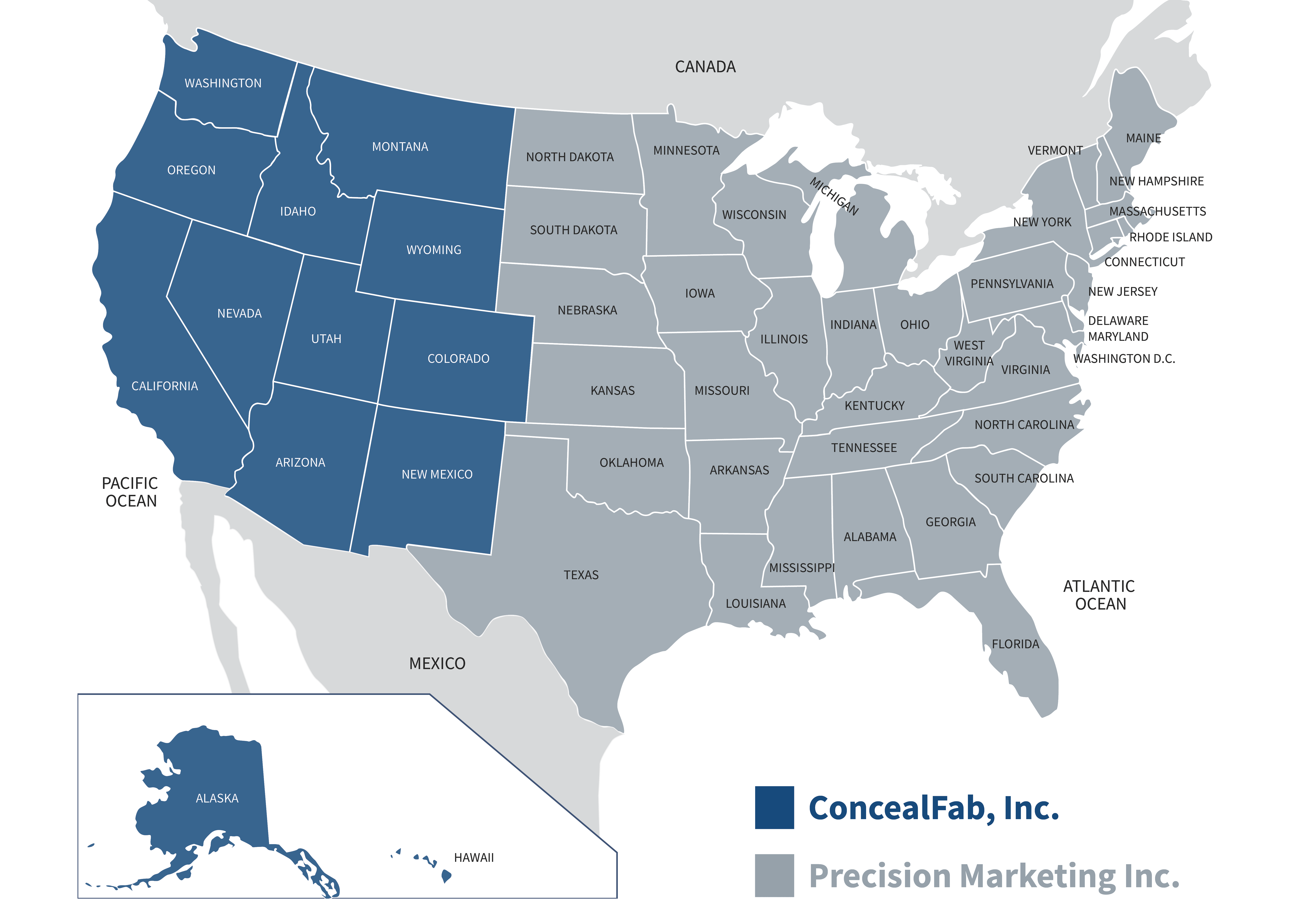 ConcealFab Service Map