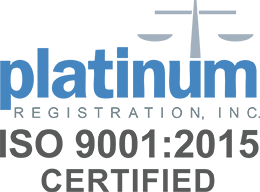 ISO 9001:2015 Certified Platinum Registration